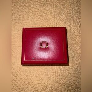 Omega Red Leather Watch Box with Gold Omega Emblem
